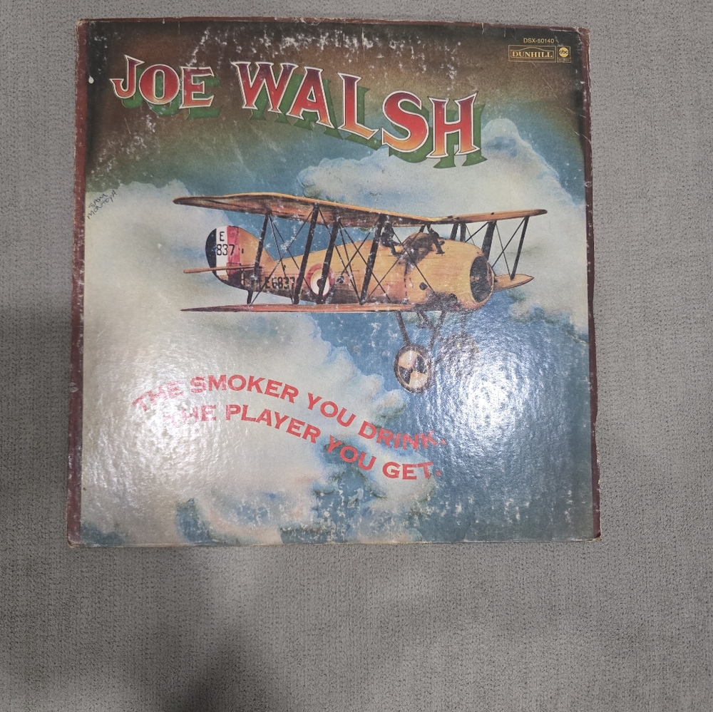 Unk Vinyl Record - Joe Walsh Album Cover